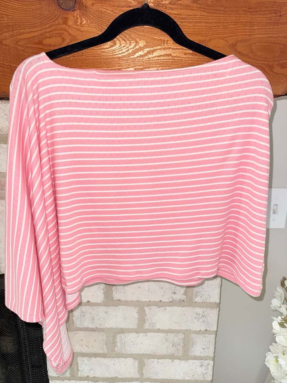 Altar'd State Striped Knit Top Size XS poncho style
